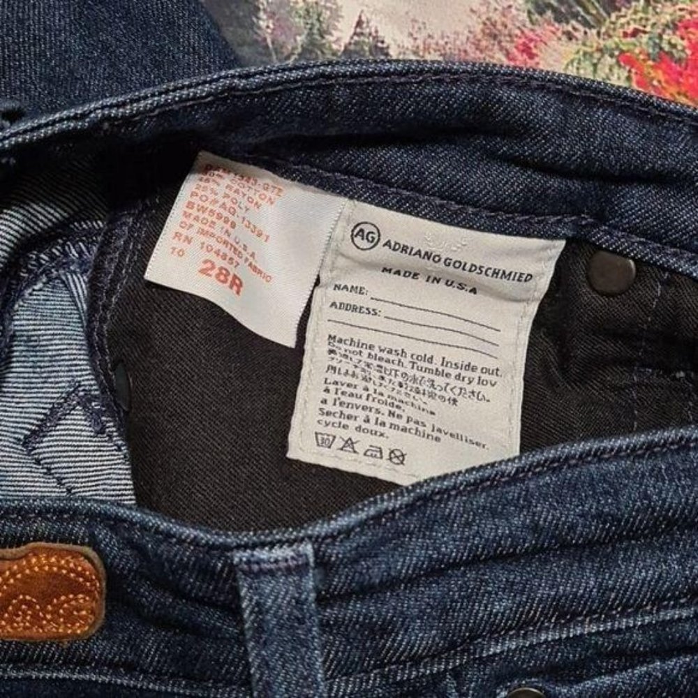 AG Adriano Goldschmied Jeans Slim Boot Size 28 - Picture 5 of 7